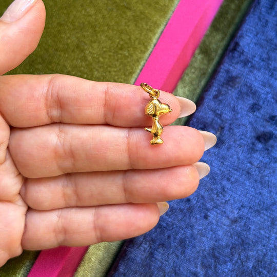 Snoopy 18k charm