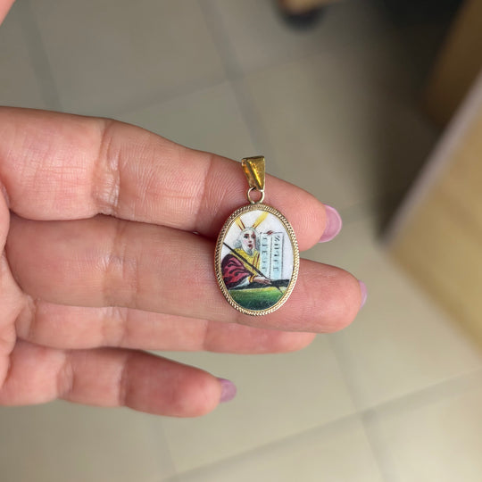 Enamel Painting Pendent