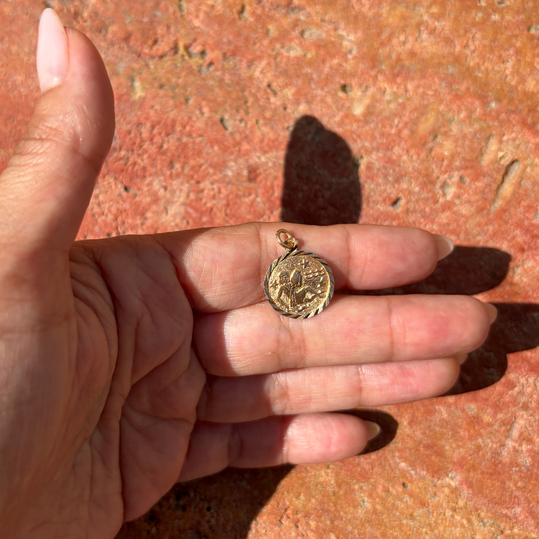 Aquarius relief pendant
