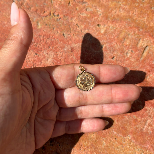Aquarius relief pendant