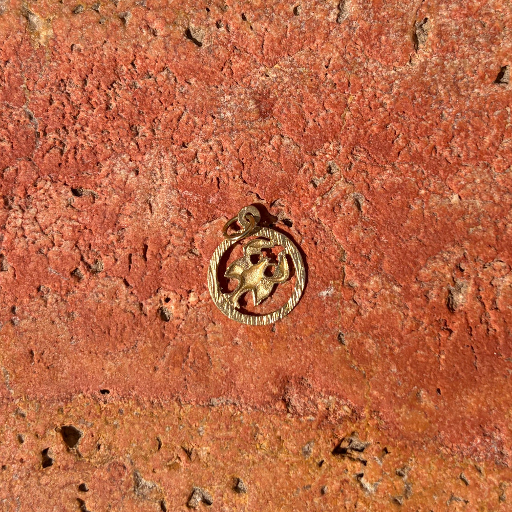 Oval Cancer pendant